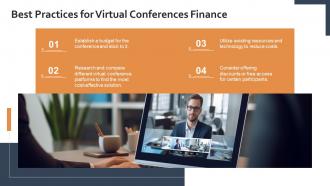 Virtual Conferences Finance Powerpoint Presentation And Google Slides ICP Appealing Slides