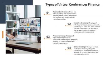 Virtual Conferences Finance Powerpoint Presentation And Google Slides ICP Informative Slides