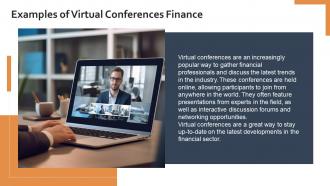 Virtual Conferences Finance Powerpoint Presentation And Google Slides ICP Professionally Slides