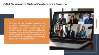 Virtual Conferences Finance Powerpoint Presentation And Google Slides ICP Multipurpose Slides