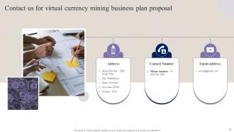 Virtual Currency Mining Business Plan Proposal Powerpoint Presentation Slides Good Image