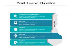 Virtual customer collaboration ppt powerpoint presentation gallery background designs cpb