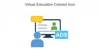 Virtual Education Colored Icon In Powerpoint Pptx Png And Editable Eps Format