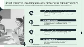 Virtual Employee Engagement Ideas For Integrating Company Culture