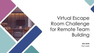 Virtual Escape Room Challenge For Remote Team Building PPT Demonstration AT