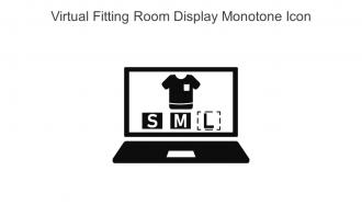 Virtual Fitting Room Display Monotone Icon In Powerpoint Pptx Png And Editable Eps Format