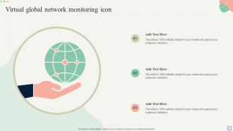 Virtual Global Network Monitoring Icon