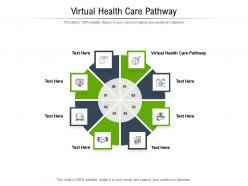 Virtual health care pathway ppt powerpoint presentation show files cpb