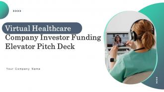 Virtual Healthcare Company Investor Funding Elevator Pitch Deck Ppt Template