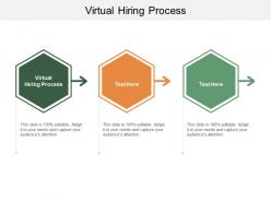 Virtual hiring process ppt powerpoint presentation visual aids pictures cpb