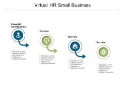 Virtual hr small business ppt powerpoint presentation infographics ideas cpb