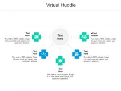 Virtual huddle ppt powerpoint presentation inspiration example cpb