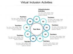 Virtual inclusion activities ppt powerpoint presentation model layout cpb