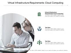 Virtual infrastructure requirements cloud computing ppt powerpoint presentation cpb