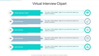 Virtual Interview Clipart In Powerpoint And Google Slides Cpb