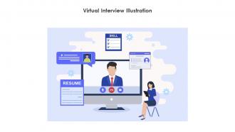 Virtual Interview Illustration