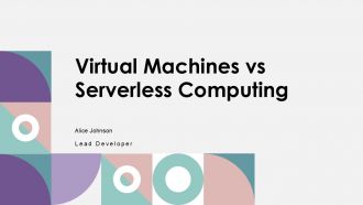 Virtual Machines Vs Serverless Computing PPT Outline ACP