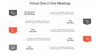 Virtual one 2 one meetings ppt powerpoint presentation icon graphics example cpb