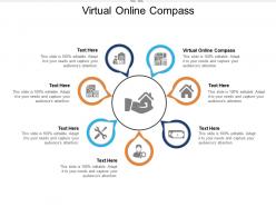 Virtual online compass ppt powerpoint presentation inspiration visual aids cpb