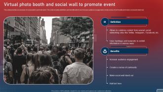 Virtual Photo Booth And Social Wall To Promote Event Plan For Smart Phone Launch Event
