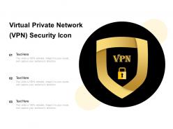 Virtual private network vpn security icon