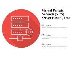 Virtual private network vpn server hosting icon