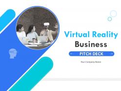 Virtual reality business pitch deck ppt template