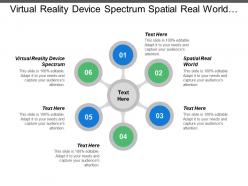 Virtual Reality Device Spectrum Spatial Real World Mixed Reality