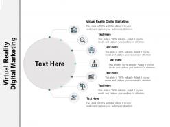 Virtual reality digital marketing ppt powerpoint presentation infographics icons cpb
