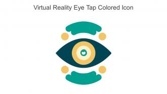 Virtual Reality Eye Tap Colored Icon In Powerpoint Pptx Png And Editable Eps Format