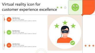 Virtual Reality Icon For Customer Experience Excellence