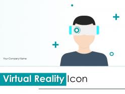 Virtual reality icon technology business presentation environment interacting executive