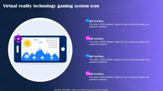 Virtual Reality Technology Gaming System Icon