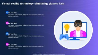 Virtual Reality Technology Simulating Glasses Icon