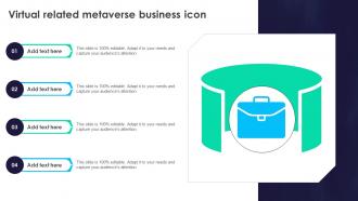 Virtual Related Metaverse Business Icon
