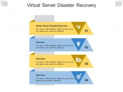 Virtual server disaster recovery ppt powerpoint presentation infographics structure cpb