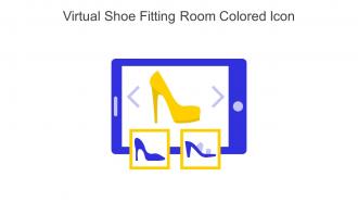 Virtual Shoe Fitting Room Colored Icon In Powerpoint Pptx Png And Editable Eps Format