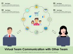 Virtual team communication with other team