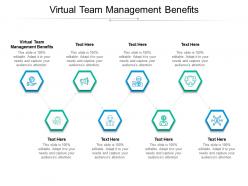Virtual team management benefits ppt powerpoint presentation professional brochure cpb