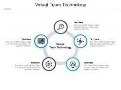 Virtual team technology ppt powerpoint presentation gallery grid cpb
