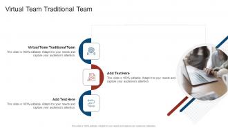 Virtual Team Traditional Team In Powerpoint And Google Slides Cpb