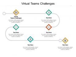 Virtual teams challenges ppt powerpoint presentation slides shapes cpb
