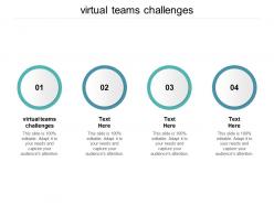 Virtual teams challenges ppt powerpoint presentation slides topics cpb