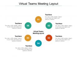 Virtual teams meeting layout ppt powerpoint presentation infographics layouts cpb