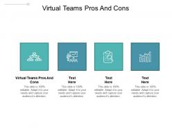 Virtual teams pros and cons ppt powerpoint presentation slides background image cpb