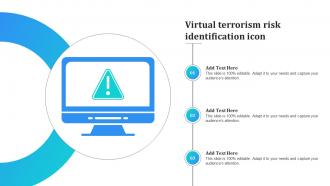 Virtual Terrorism Risk Identification Icon