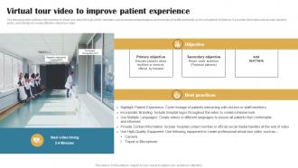 Virtual Tour Video To Improve Patient Building Brand In Healthcare Strategy SS V
