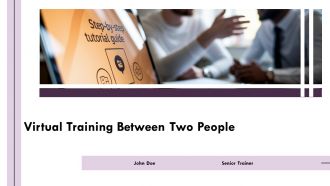Virtual Training Between Two People PPT PowerPoint AT