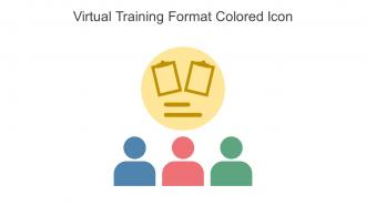 Virtual Training Format Colored Icon In Powerpoint Pptx Png And Editable Eps Format