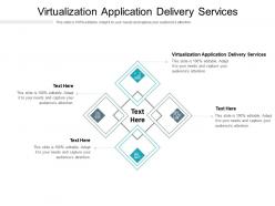 Virtualization application delivery services ppt powerpoint presentation slides deck cpb